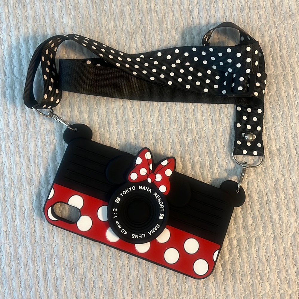 Silicone Minnie Mouse iPhone Case